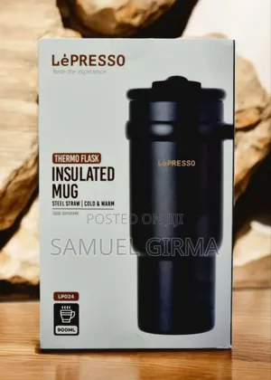  Lepresso Thermo Flask Insulated Mug
 High-Quality