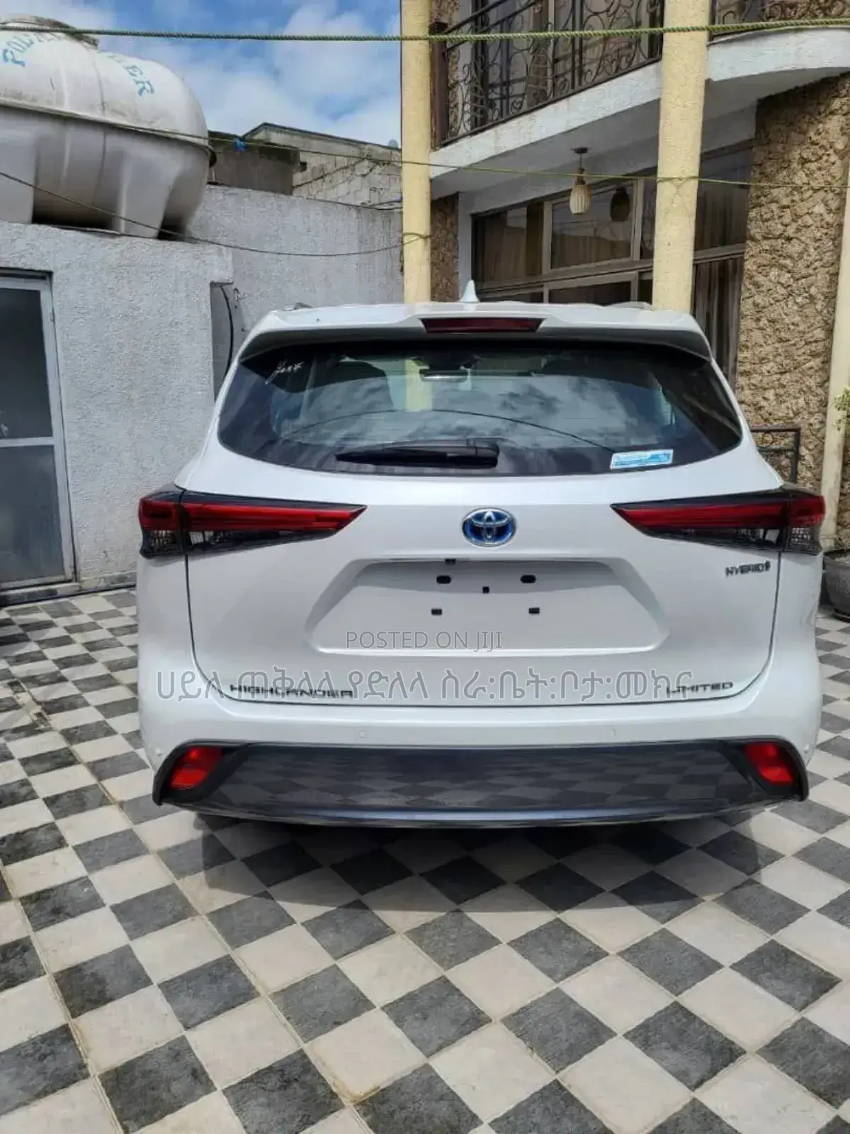 New Toyota Highlander Hybrid 2024 White