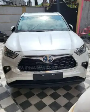 New Toyota Highlander Hybrid 2024 White