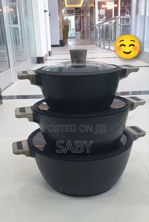 Momcoc 3pcs Die-Cast Casserole Set