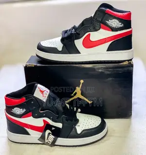 Original Air Jordan 1 Hi Retro Og ‘Red/Black/White’ Shoes