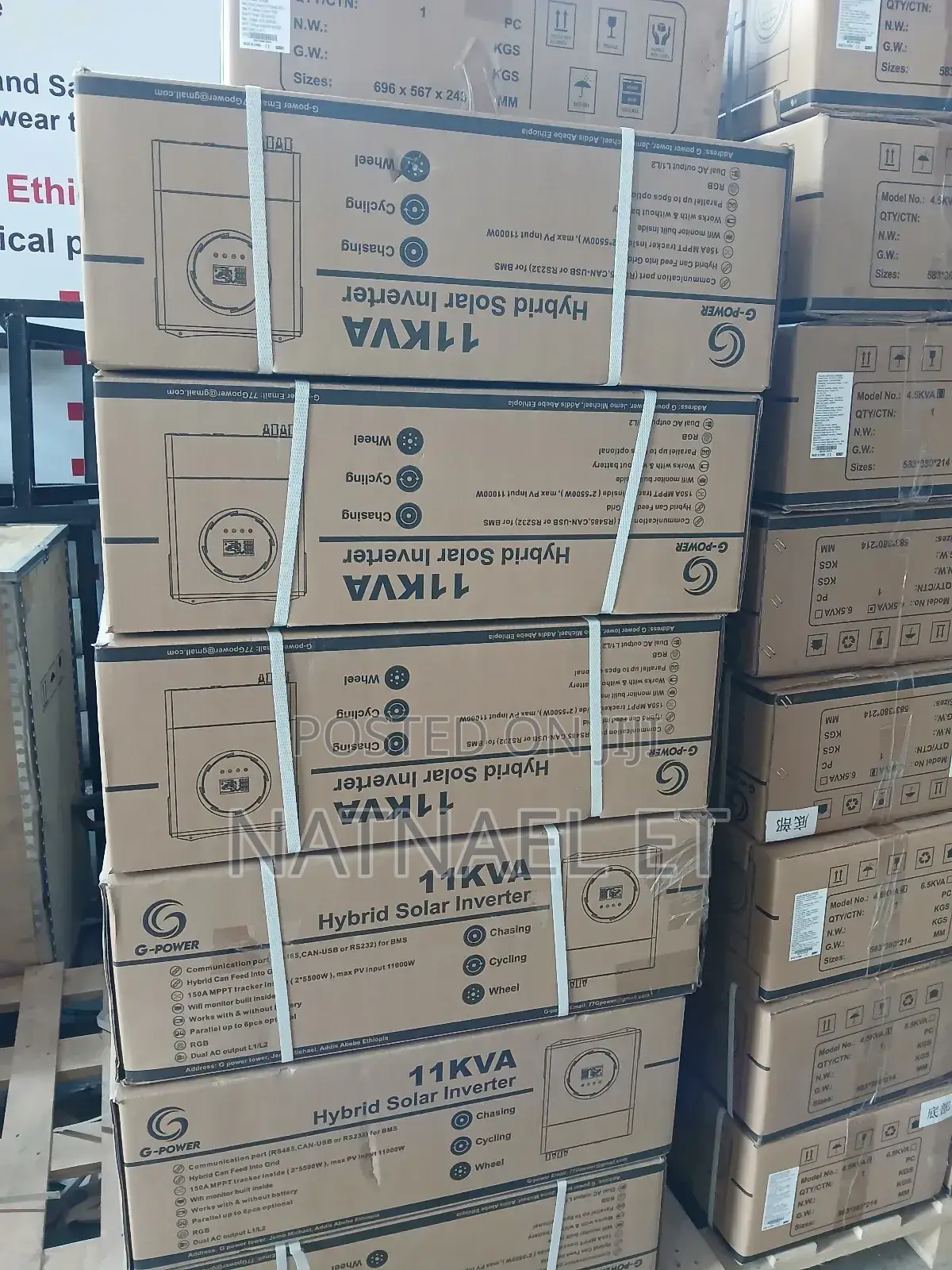 11kva Hybrid Inverter Lithium-Ion Batteries