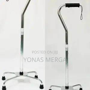 Walking_aid quad Cane - K Style Base Offset Handle Provide