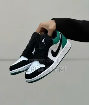 #Nike Air #Jordan 1 #Pin Green #Low Shoes for Woman's
