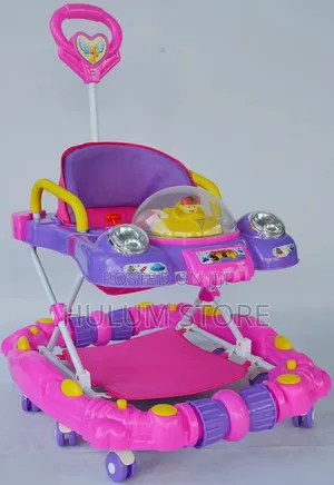 Baby Walker With Canopy Play Panel