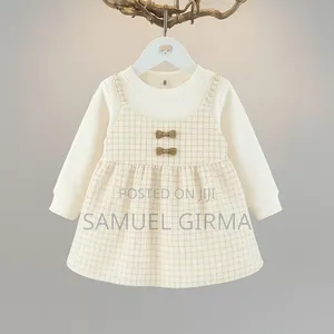 Mk- 0567 Toddler Girls Stripped Dress Size: 1-4 Year