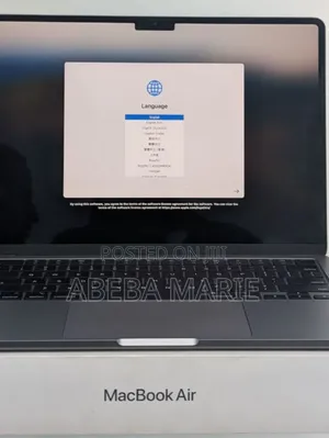 New Laptop Apple MacBook Air 2024 M3 13-Inch 8GB Apple M3 SSD 256GB