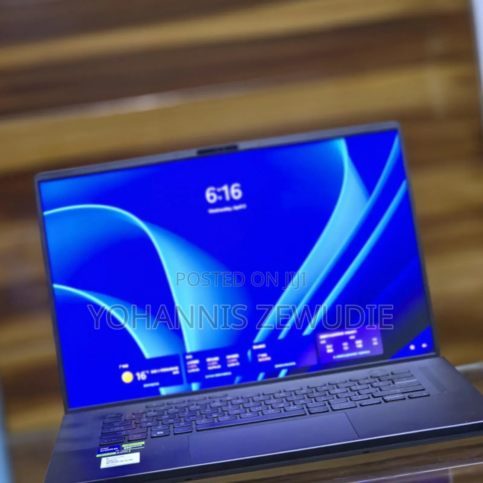 New Laptop Asus ROG Zephyrus M16 GU603HR 16GB Intel Core I9 SSD 1T