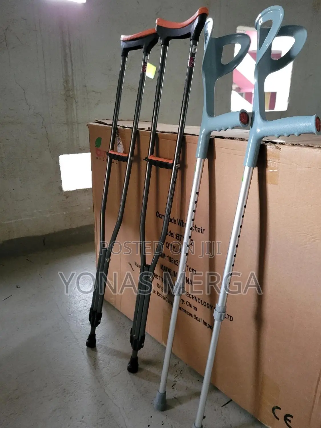 Forearm Crutches,1pair፪瓩assisted Due to Long-Disabilities