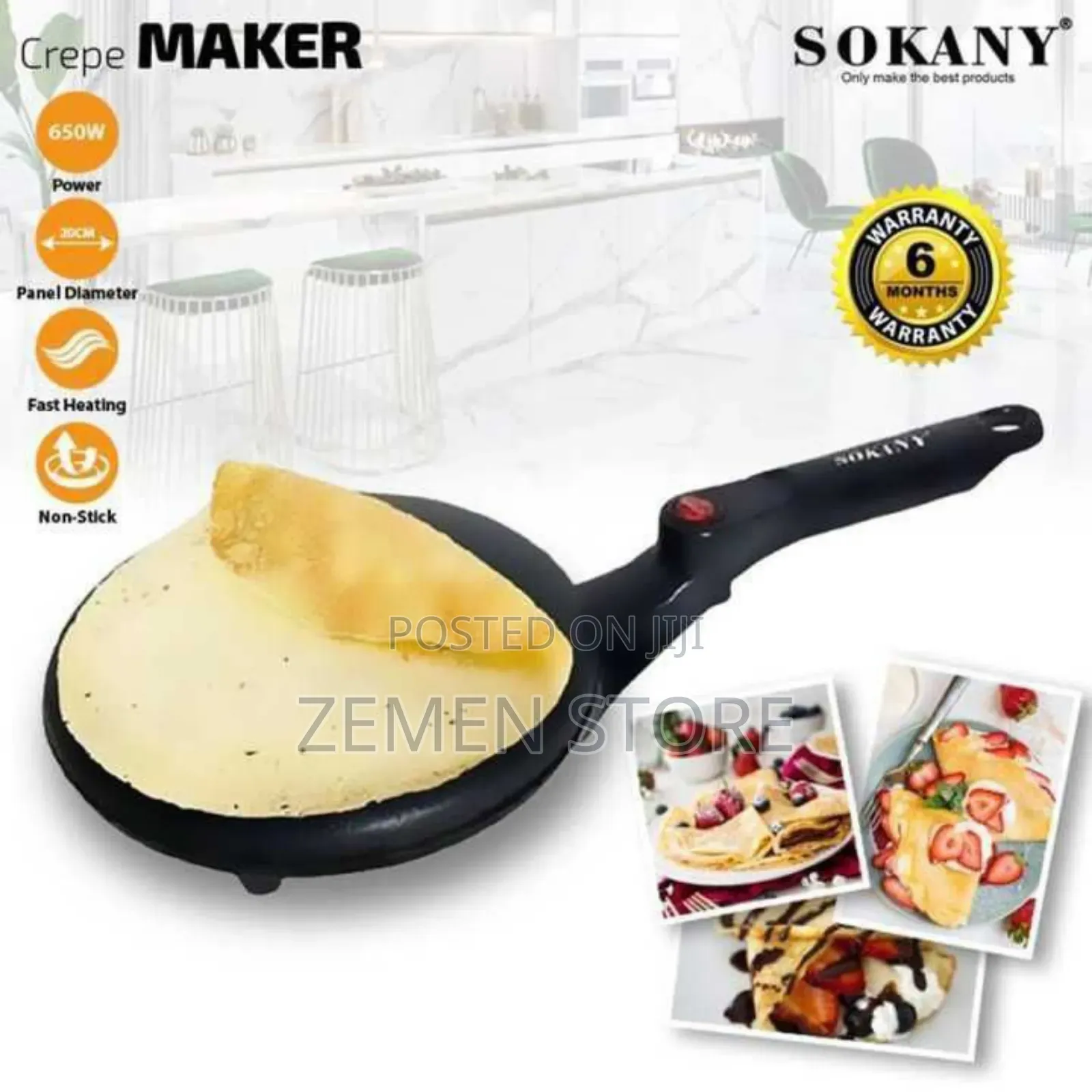 Sokany Electric Crepe Maker
