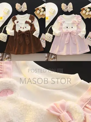Toddler Girls Cute Kitten Dress