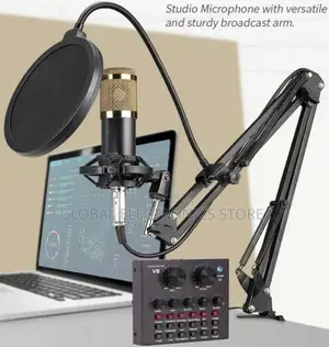 Studio Microphone With Versatile and Sturdy Broadcast Arm