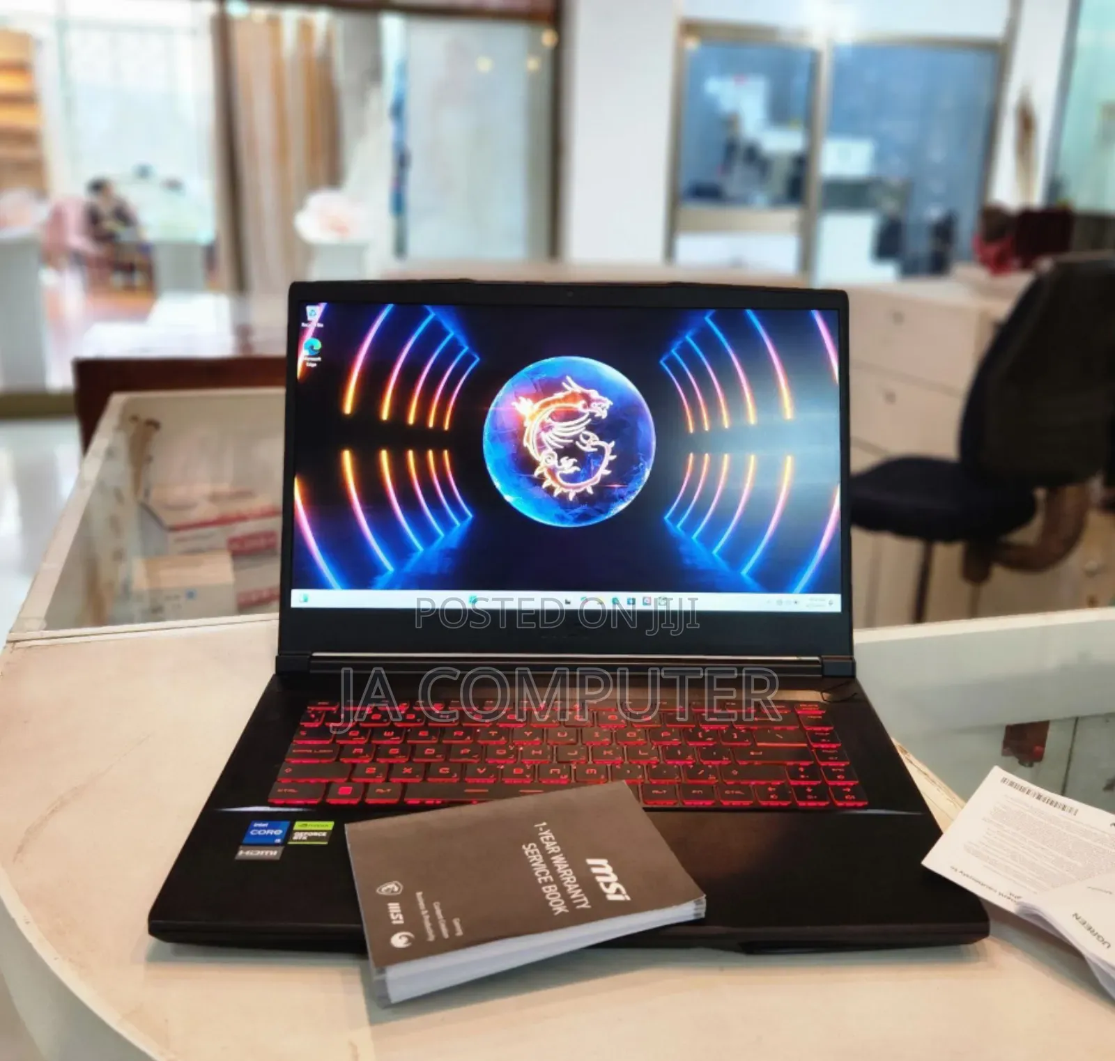 New Laptop MSI GF63 32GB Intel Core I5 SSD 512GB