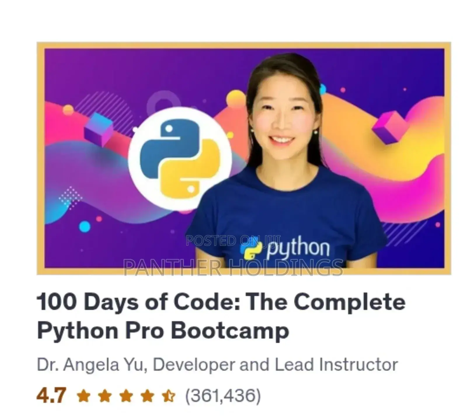 100 Days of Code: The Complete Python Pro Bootcamp