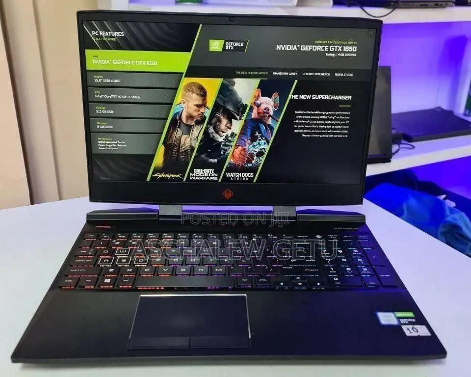 New Laptop HP Omen X 8GB Intel Core I7 SSD 128GB