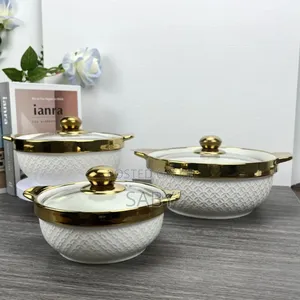 Porcelain Soup Pot 3 Pieces