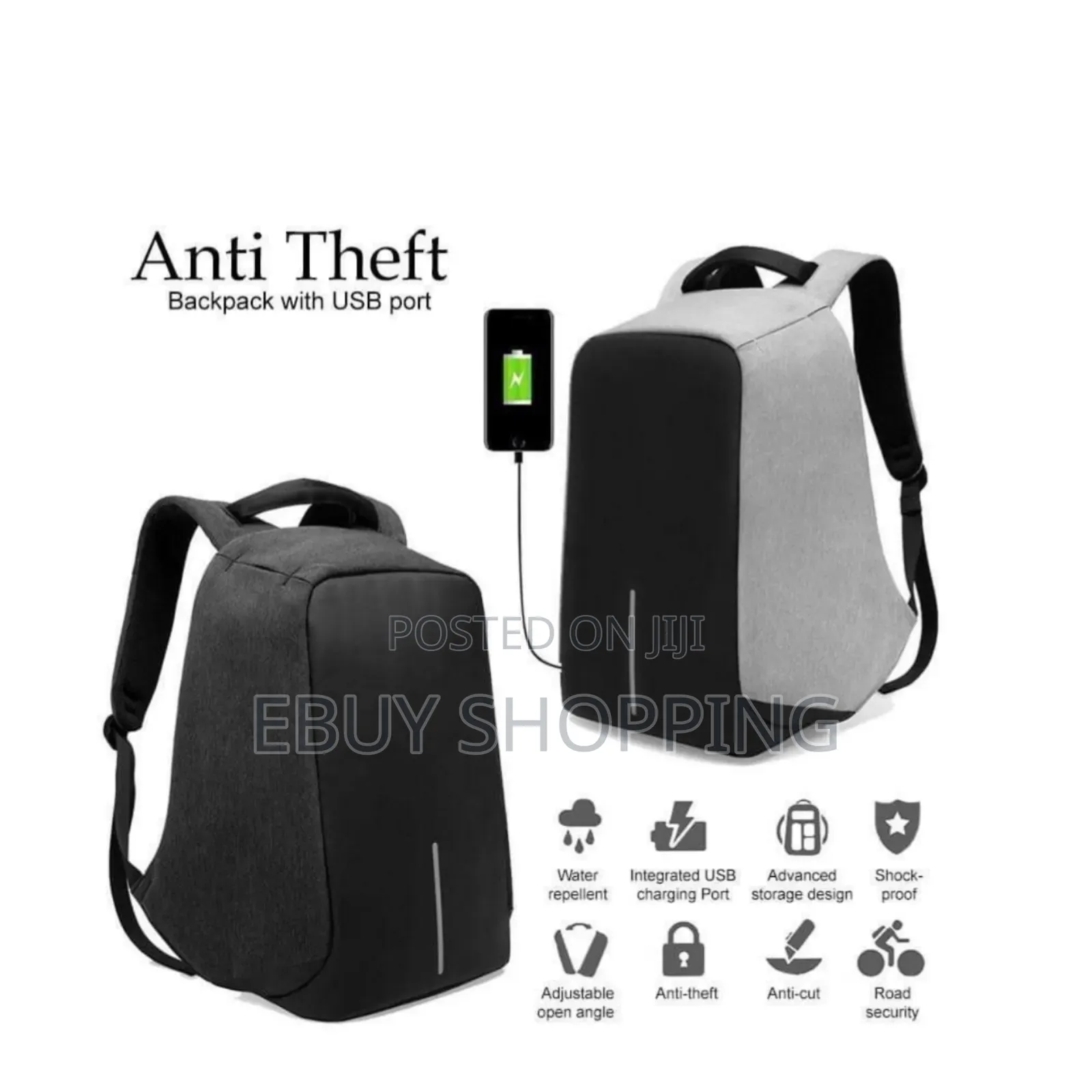 **Smart Backpack for Men Women – Usb Charging**