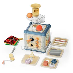 10-in-1 Montessori Wooden Activity Cube