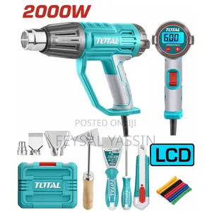 Total Heat Gun Digital 2000w With Full Accessories