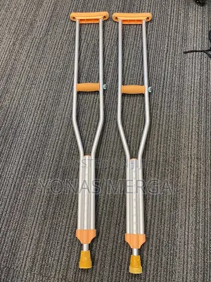 Axillary Crutch, Which Extends From the Floor to the Armpit