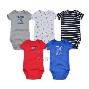 7 Piece Baby Daiper T Shirt