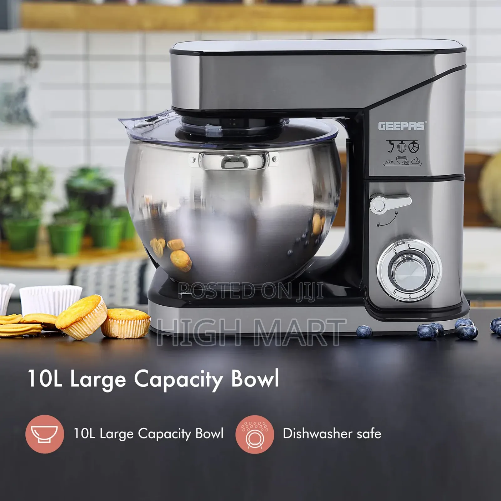 Geepas 2000w Stand Mixer 12l