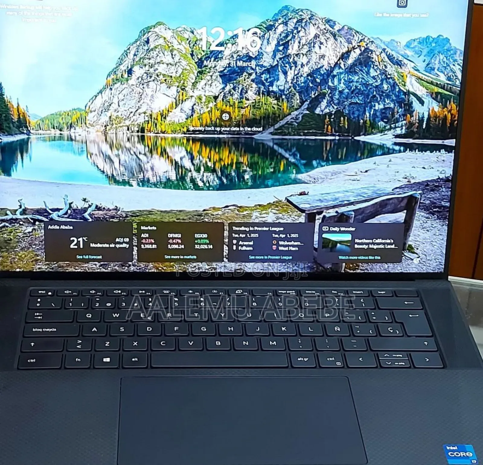New Laptop Dell XPS 15 16GB Intel Core I7 SSD 512GB
