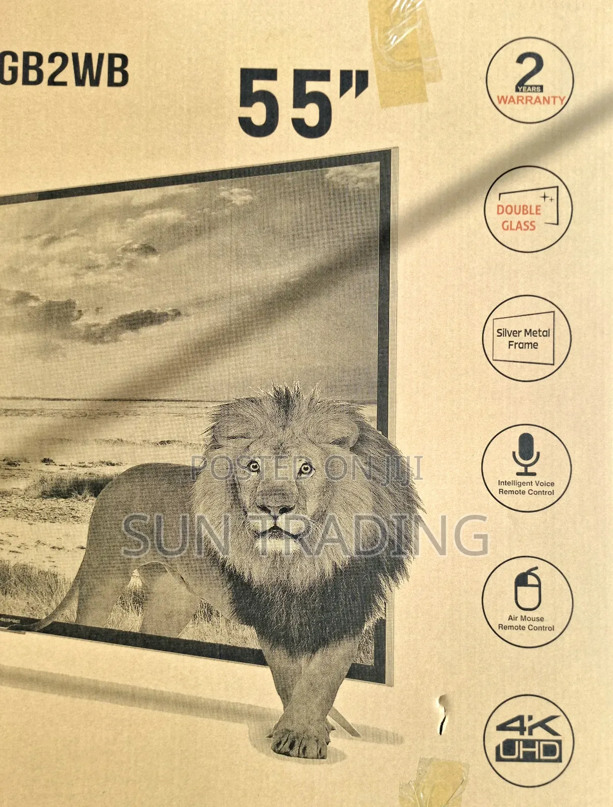 Mewe 55" Uhd Webos Silver Frame Tv With Magic Remote
