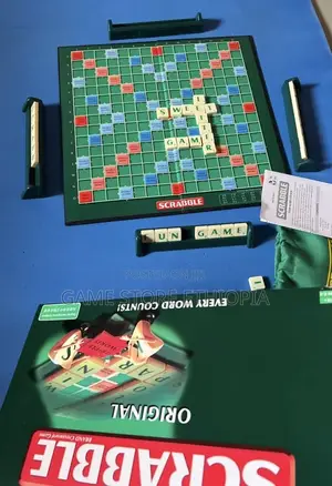 Scrabble | Family , Office Game| 4 Racks 100 Letter Tiles