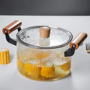 Wood Handle Double Ear Glass Pot 3.5 L
የወጥ ማቅረቢያ እና መስሪያ