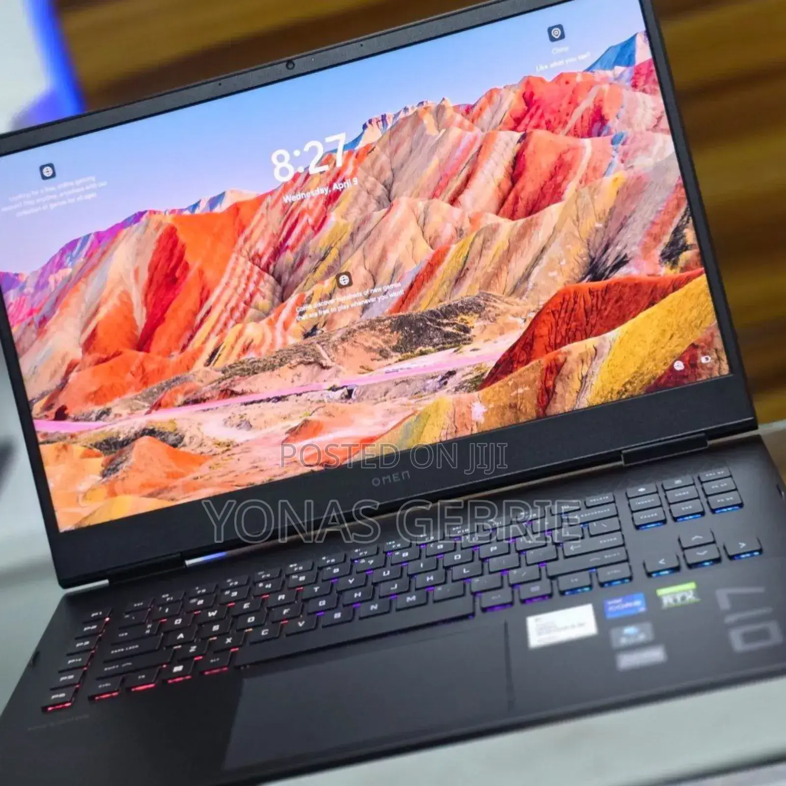 New Laptop HP Omen 17 16GB Intel Core I7 SSD 512GB