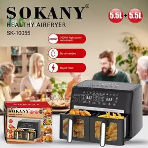 Sokany Double Basket Air Fryer