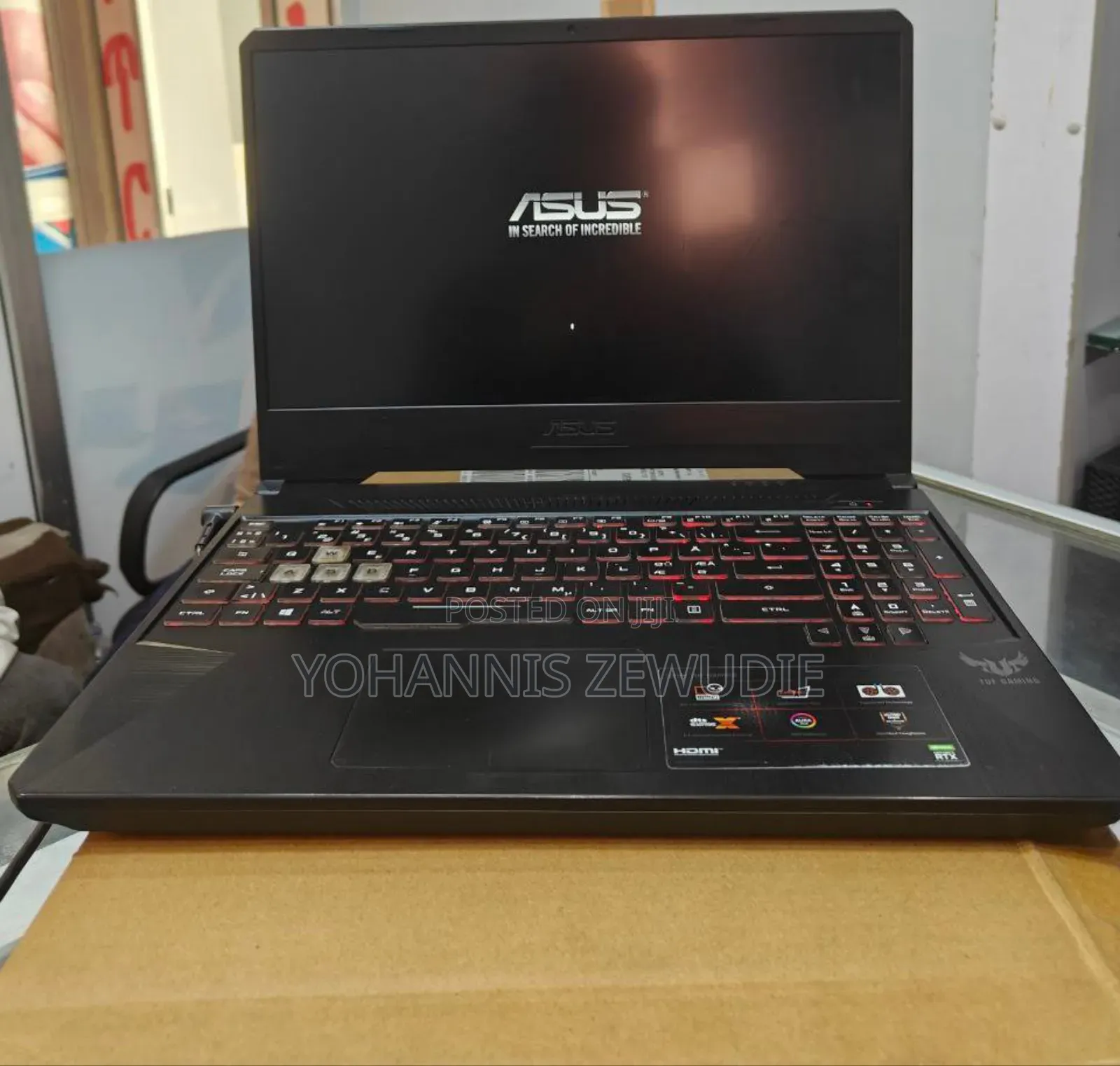 New Laptop Asus TUF Gaming A15 16GB AMD Ryzen 5 SSD 512GB