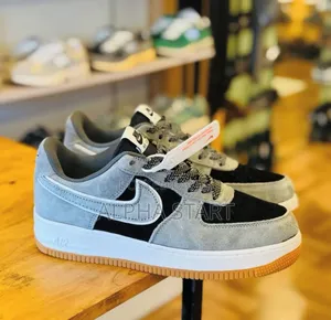 Nike #Air_force 1 07 Low Grey White Black Master Quality