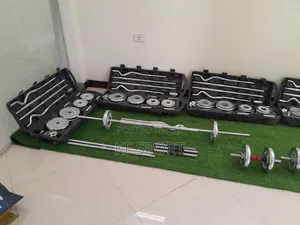 Strength Gear That Travels to You( Dumbbell Barbell 55 Kg)