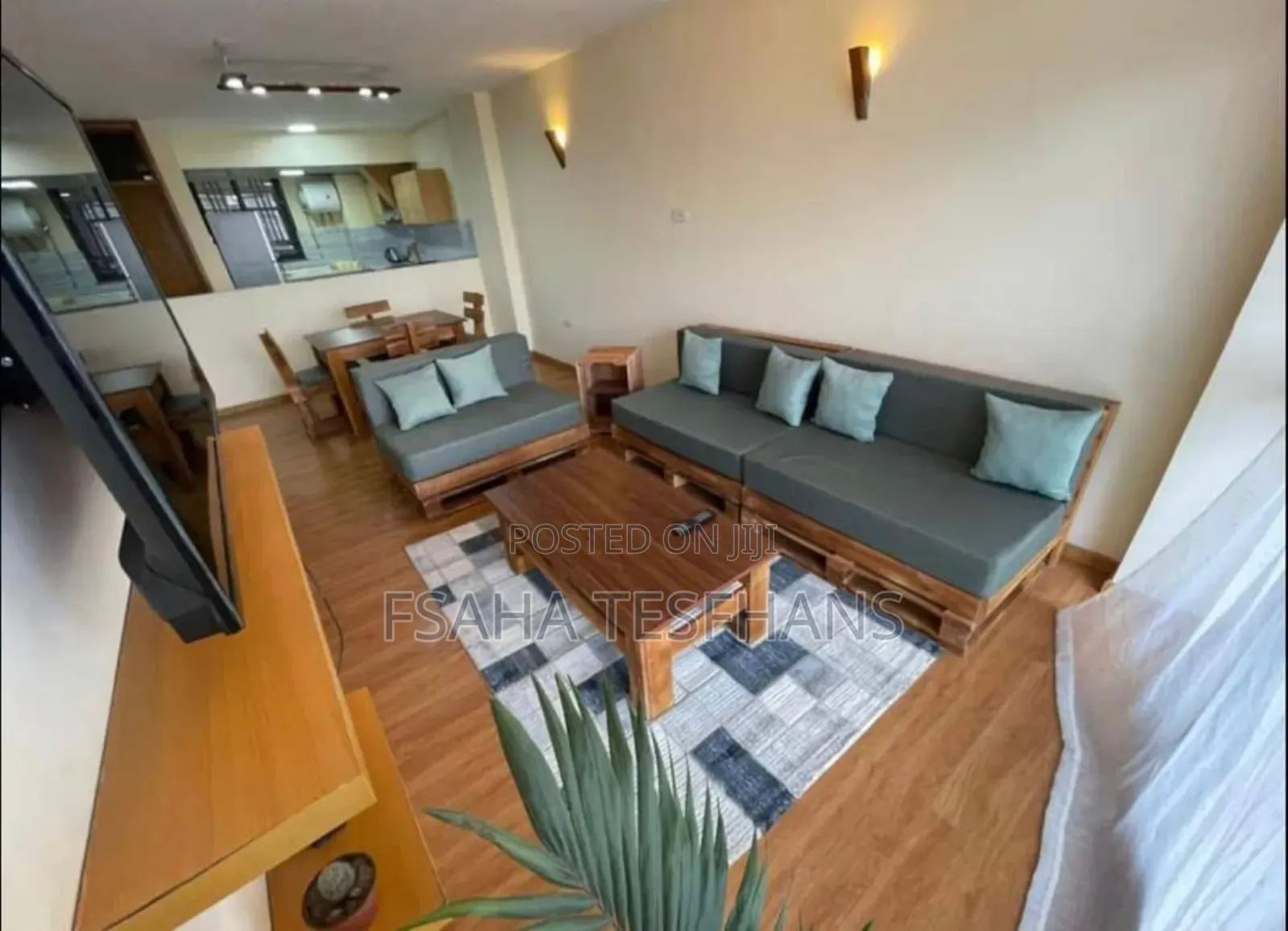 Furnished 2bdrm Apartment in Apartments, Bole for rent