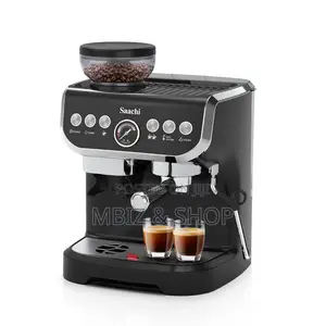 Saachi 19-Bar Coffee Maker With Built-in Grinder