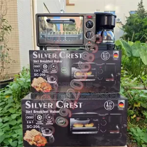 Silver Crest 3in1 Breakfast Maker
Oven, Coffee Maker, Grill