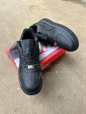 Nike Air Force Black Smooth High Master Quality Shoes For