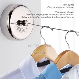 Clothesline Rope ልብስ በትንሽ ቦታ ማድረቅ የሚያስችል አስደናቂ ማስጫ