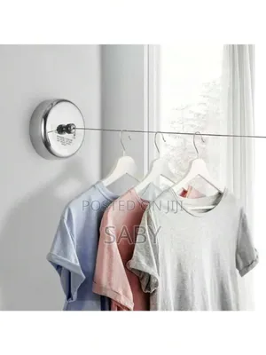 Clothesline Rope ልብስ በትንሽ ቦታ ማድረቅ የሚያስችል አስደናቂ ማስጫ