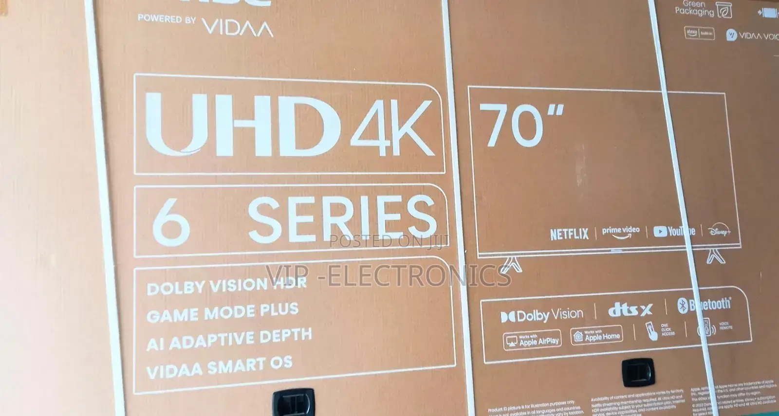Hisense 70"Inch Tv Smart A6series Tv