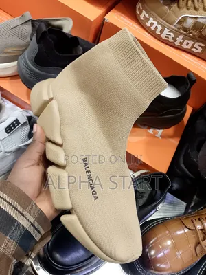 Balenciaga Brown High Master Quality Shoes for Man Vietnam