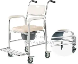 Multifunction Wheeled፶浥mobile Toilet Commode Shower Chair