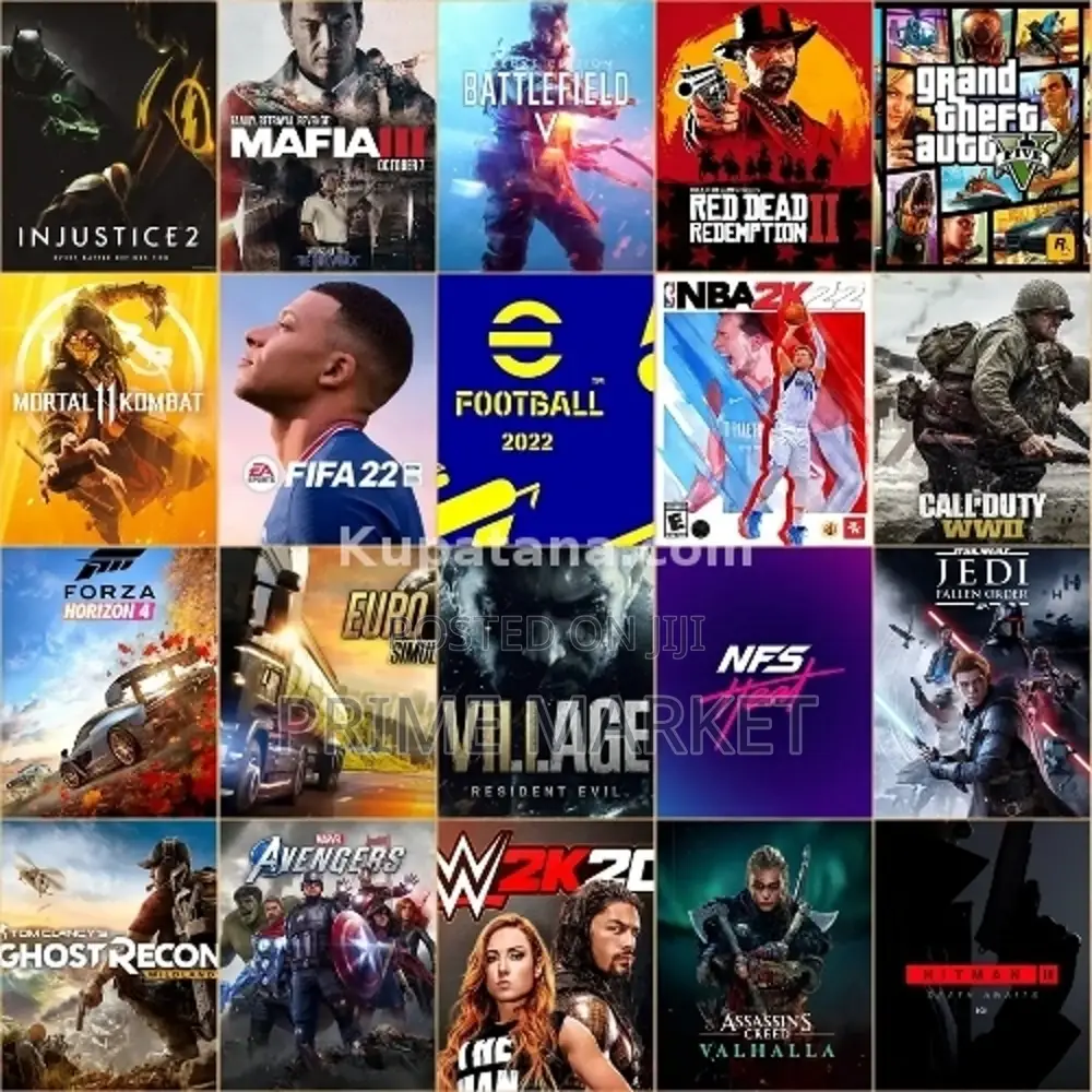 Pc Games From 50birr-150birr