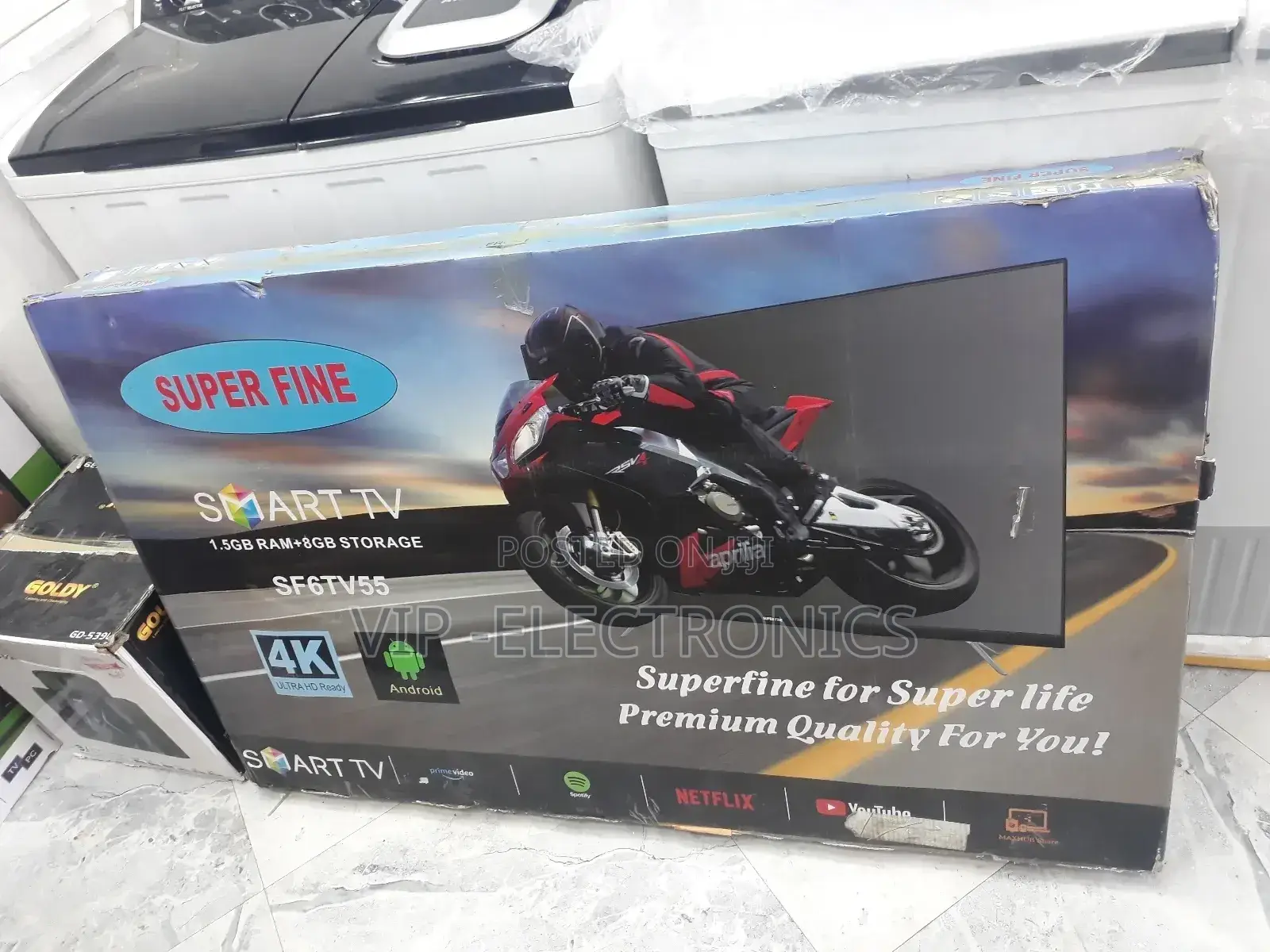 Super Fine 55"Inch Tv Smart Andeoid Tv