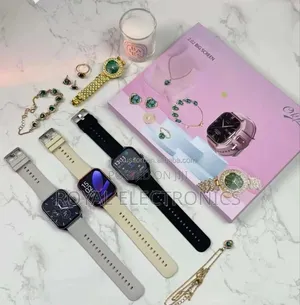 Ladies Smart Watch With 6 in 1 Combo Set