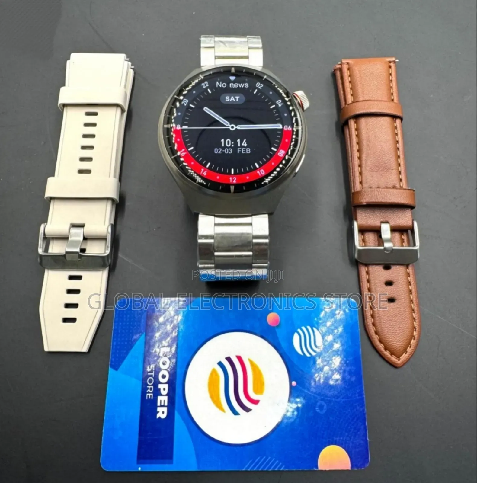 Silver Original Kalobee America Amoled Hd Smart Watch