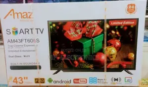 Amaz 43"Inch Tv Smart Android Tv