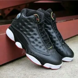 Air Jordan 13retro "Play-Off" Black Red High Shoes for Men's